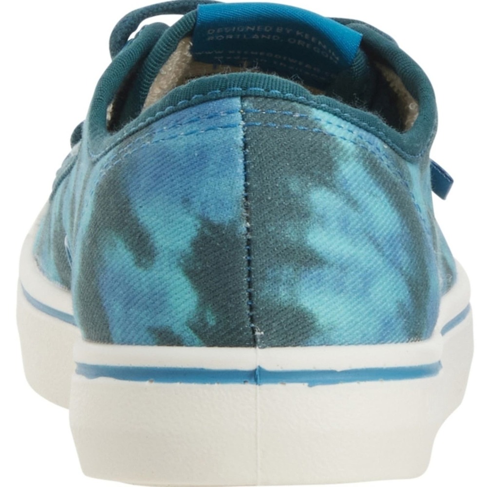 Keen Elsa V Sneakers Tie Dye Star White Canvas Womens 9 Shoes Blue Green Laces - Picture 6 of 16